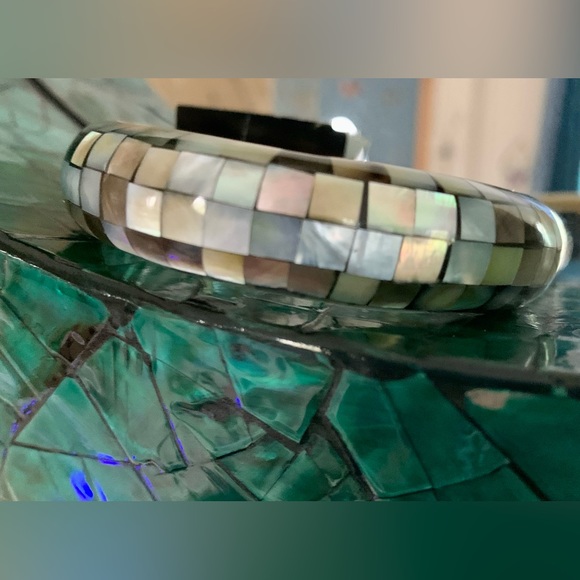 🐚Natural Genuine Abalone Shell Bracelet by Cookie Lee - Picture 2 of 9